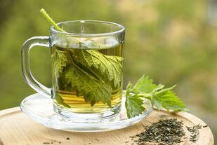 A decoction of nettle to increase men's sexual strength