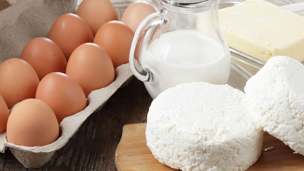 eggs and dairy to increase potency